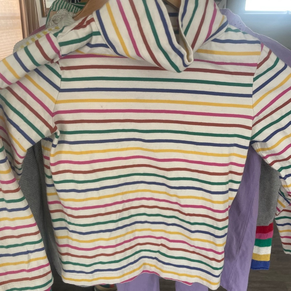 Mini Boden kids turtle neck multi color size (8-9)